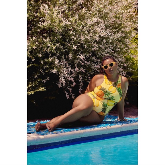 Anthropologie High-Neck One-Piece Swimsuit NWT Size M - Picture 7 of 15